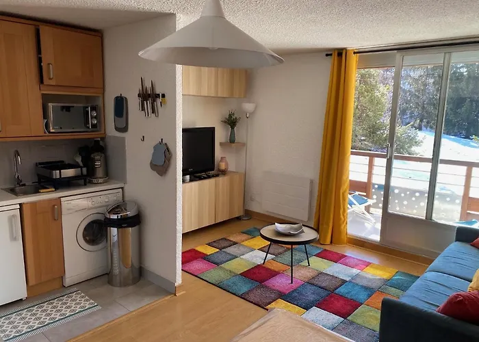 Cote Brune, Centre Station, Pied Des Pistes, 30m2, 4 Ou 5 Pers, Parking Gratuit, Wifi Apartment